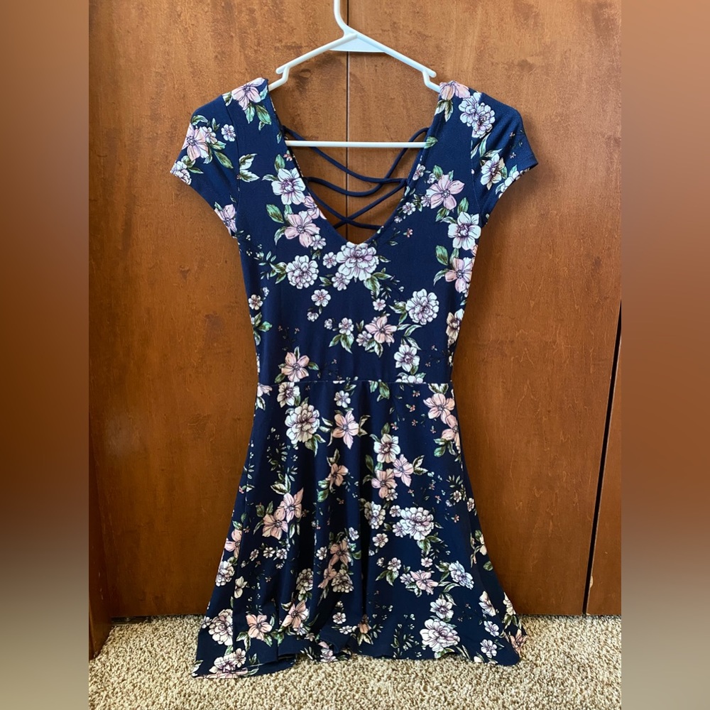 Aeropostale Lace Up Back Dress